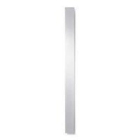Vasco Beams Mono designradiator aluminium verticaal 1800x150mm 671W - aansluiting 0066 wit structuur (S600) 258015180mb0900