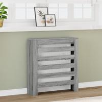 VidaXL Radiatorombouw 78x20x82 cm bewerkt hout grijs sonoma eikenkleur