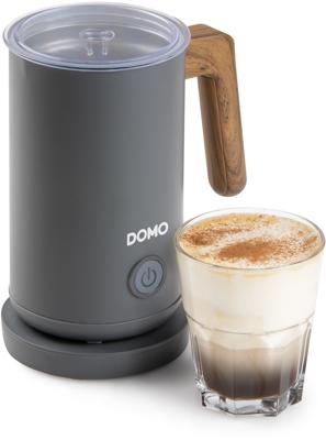 Melkopschuimer - DOMO - DO745MF - 500 W - 150 ml - 360° basis - Grijs/Hout