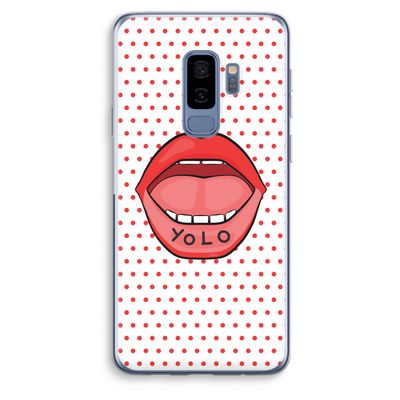 Yolo Denise: Samsung Galaxy S9 Plus Transparant Hoesje