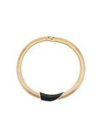 Monet Pre-Owned collier ras-de-cou à design géométrique - Or