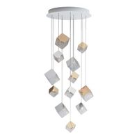 Bomma Pyrite 12 pcs Hanglamp - 6x goud 6x zilver