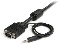 StarTech.com 2m Coax Hoge Resolutie VGA Monitorkabel met Audio HD15 M/M - thumbnail