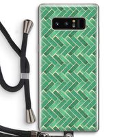 Moroccan tiles 2: Samsung Galaxy Note 8 Transparant Hoesje met koord