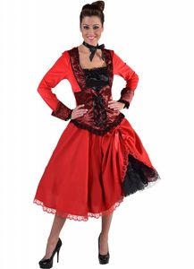 Rok met kant rood elite