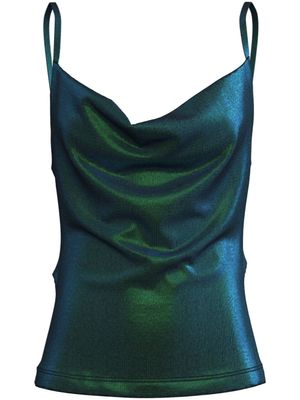 Maccapani caraco métallisé à col v au dos - Vert