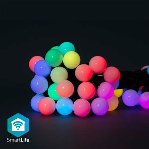 Nedis SmartLife Decoratieve LED | Wi-Fi | RGB | 48 LED&apos;s | 10.8 m | 1 stuks - WIFILP02C48 WIFILP02C48