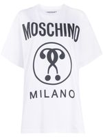 Moschino t-shirt à logo imprimé - Blanc