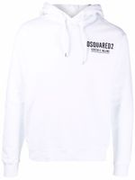 DSQUARED2 hoodie à logo imprimé - Blanc - thumbnail