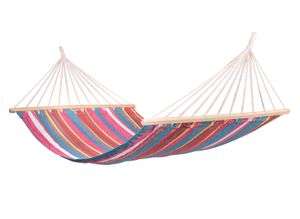 'Salvora' Spreaderbar Eénpersoons Hangmat - 120 kg - Roze - Spreidstang - 123 Hammock