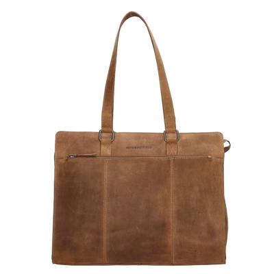 Hide & Stitches Idaho Laptopbag 15,6 inch-Brown