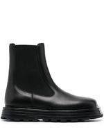 Jil Sander bottines chelsea en cuir - Noir