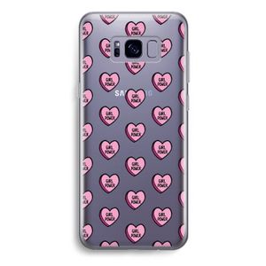 GIRL POWER: Samsung Galaxy S8 Plus Transparant Hoesje