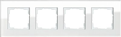 Gira Esprit afdekraam 4-voudig melkglas