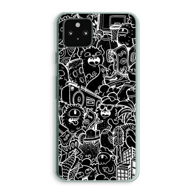 Vexx Black City : Google Pixel 5a 5G Transparant Hoesje