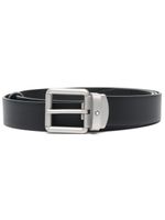 Montblanc ceinture en cuir à boucle - Noir