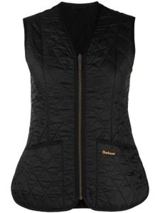 Barbour gilet matelassé à fermeture zippée - Noir