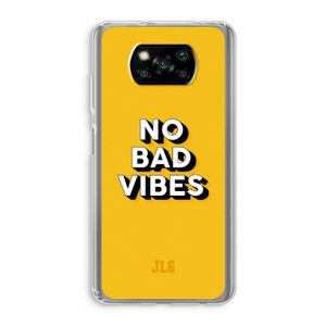 No Bad Vibes: Xiaomi Poco X3 Pro Transparant Hoesje