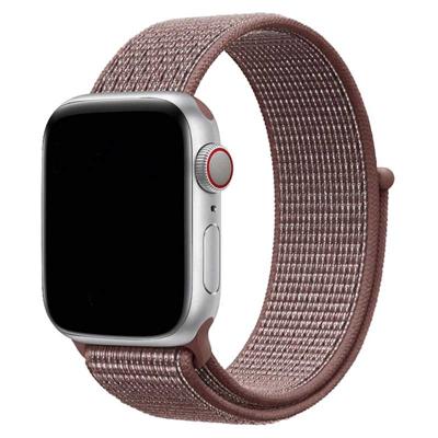 Apple Watch Bandje Osvo - Geweven - Nylon - Smokey Mauve -