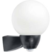 ESYLUX AL P Garda 130 sw EL10026126 Wandlamp met bewegingsmelder E27 Gloeilamp Zwart - thumbnail