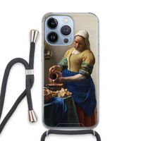 The Milkmaid: iPhone 13 Pro Transparant Hoesje met koord