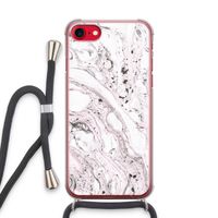 Mengelmoes: iPhone SE 2020 Transparant Hoesje met koord