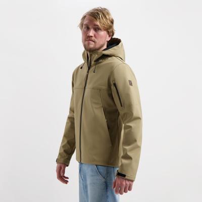 Travelin&apos; Men - softshell jacket - Bruin - Maat XXL