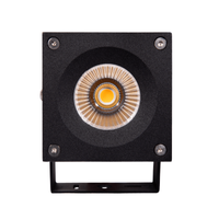 TuinSpot zwart 10W2700K dimbaar 123x79x79mm 40° breedstralend snoer 2 meter met stekker