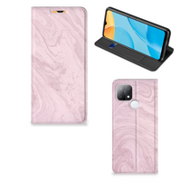 OPPO A15 Standcase Marble Pink - Origineel Cadeau Vriendin