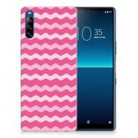 Sony Xperia L4 | TPU bumper | Waves Pink Sony Xperia L4 | TPU bumper | Waves Pink