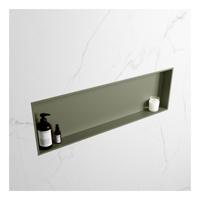 Wandnis Solid Surface Easy | In- en opbouw | 30x90x8 cm | 1 vak | Army