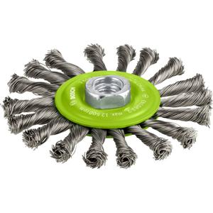 Bosch Accessories 2608622106 Schijfborstel, roestvrij 115 mm, 0,5 mm, 12.500 omw/min, 14 1 stuk(s)
