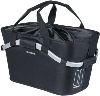 Fietsmand Basil 2day Carry All Rear MIK - 22 Liter - Zwart