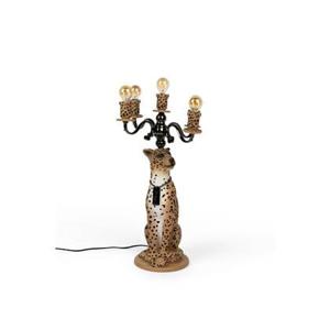 Bold Monkey Proudly Crowned Panther vloerlamp spotted - Beige