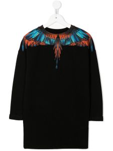 Marcelo Burlon County Of Milan Kids robe-pull Travel Wings - Noir