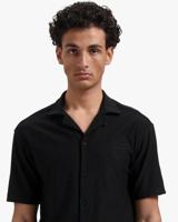 Croyez Homme Ribbed Shirt Cr1-ss25-25 Overhemd 900 Black Croyez Homme Ribbed Shirt Cr1-ss25-25 Overhemd 900 Black