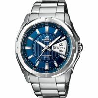 Horloge Heren Casio EF-129D-2AVEF Zilverkleurig 45 mm Roestvrij staal