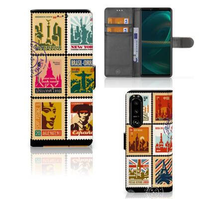 Sony Xperia 5III | Flip Cover | Postzegels
