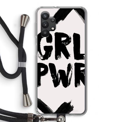 Girl Power #2: Samsung Galaxy A32 5G Transparant Hoesje met koord