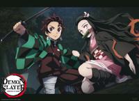 Poster Demon Slayer - Tanjiro And Nezuko Fight Position 52x38cm