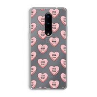 Chicks before dicks: OnePlus 8 Transparant Hoesje