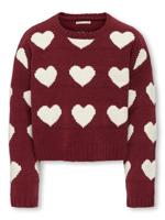 Kids ONLY winter sweater meisjes - paars - KogSus - regular fit, gebreid