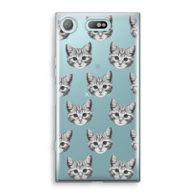 Kitten: Sony Xperia XZ1 Compact Transparant Hoesje
