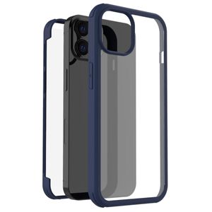 Accezz Full Protective Cover voor Apple iPhone 13 Pro Telefoonhoesje Blauw