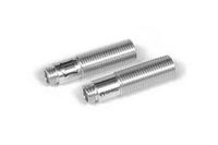 Icon Clear Anodized Aluminum Shock Body 10x38mm (2pcs) (AX30130) - thumbnail