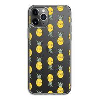 Ananas: iPhone 11 Pro Transparant Hoesje
