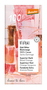 Vivani Superior Dark 100% Cacao Blood Orange