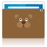Lenovo Tab M10 Tablet Back Cover Bear Brown