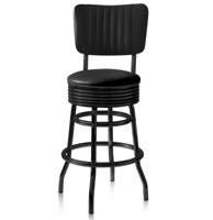 Bar Stool BS-29-66-CB - Volledig Zwart