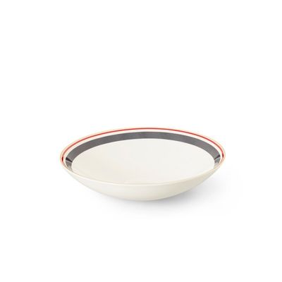 DIBBERN - Capri Coupe - Diep bord 20cm Anthracite/Red